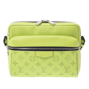 Louis Vuitton Taiga Rama Messenger Jaune Monogram Shoulder Bag